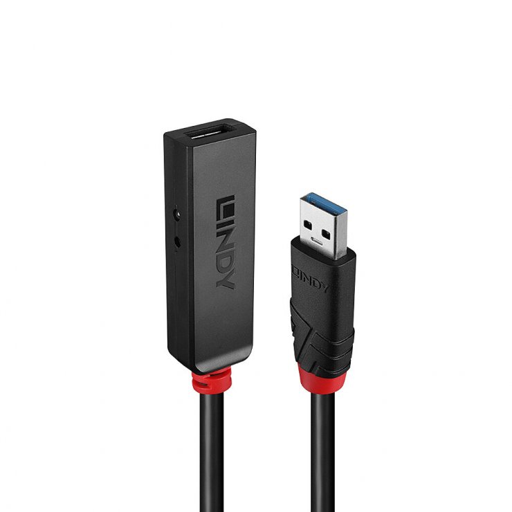 Cablu prelungitor activ USB 3.2 T-M Slim 3m, Lindy L43400